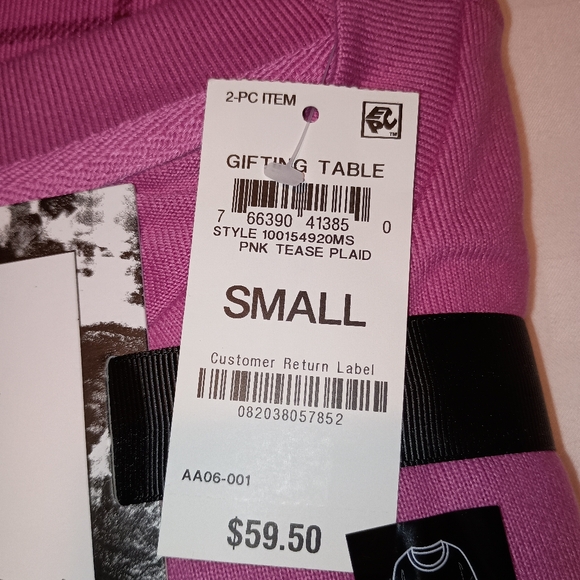 Jenni Pink Pajama Set  Small - Picture 5 of 6